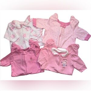 4-Piece Newborn Footie Pajama Set (NB)